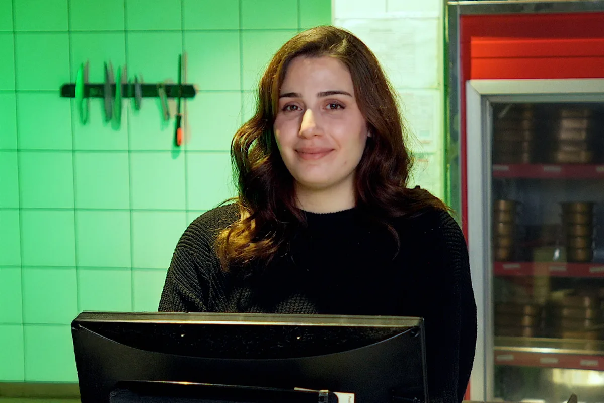 Our franchisee Yağmur Hanım in her own shop