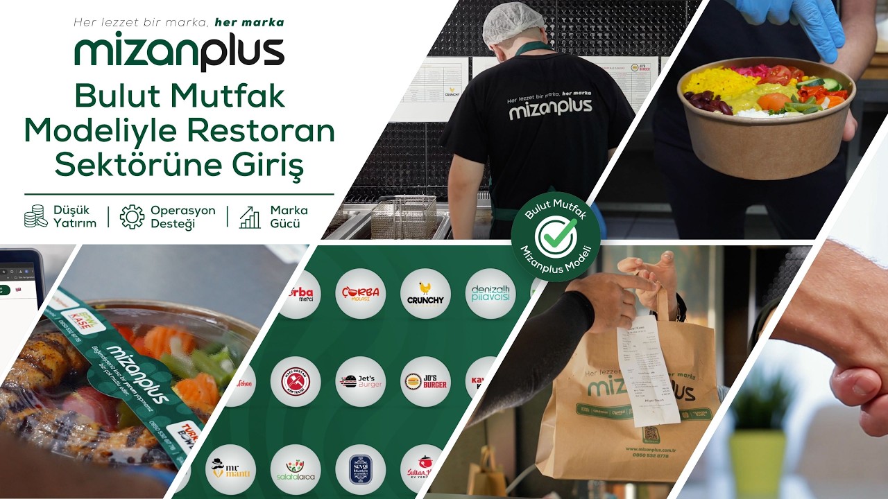 Mizanplus bulut mutfak modeliyle restoran sektörüne giriş tanıtım videosu